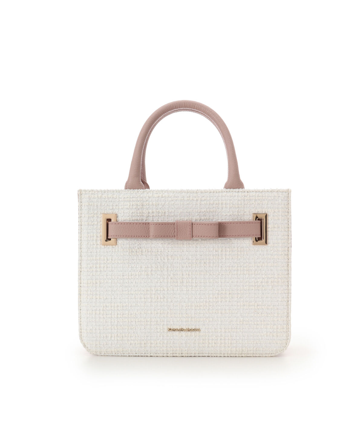 Samantha Thavasa「ループツイードデザイン エムシュシュⅢ トートバッグ」|トートバッグ|ﾋﾟﾝｸﾍﾞｰｼﾞｭ