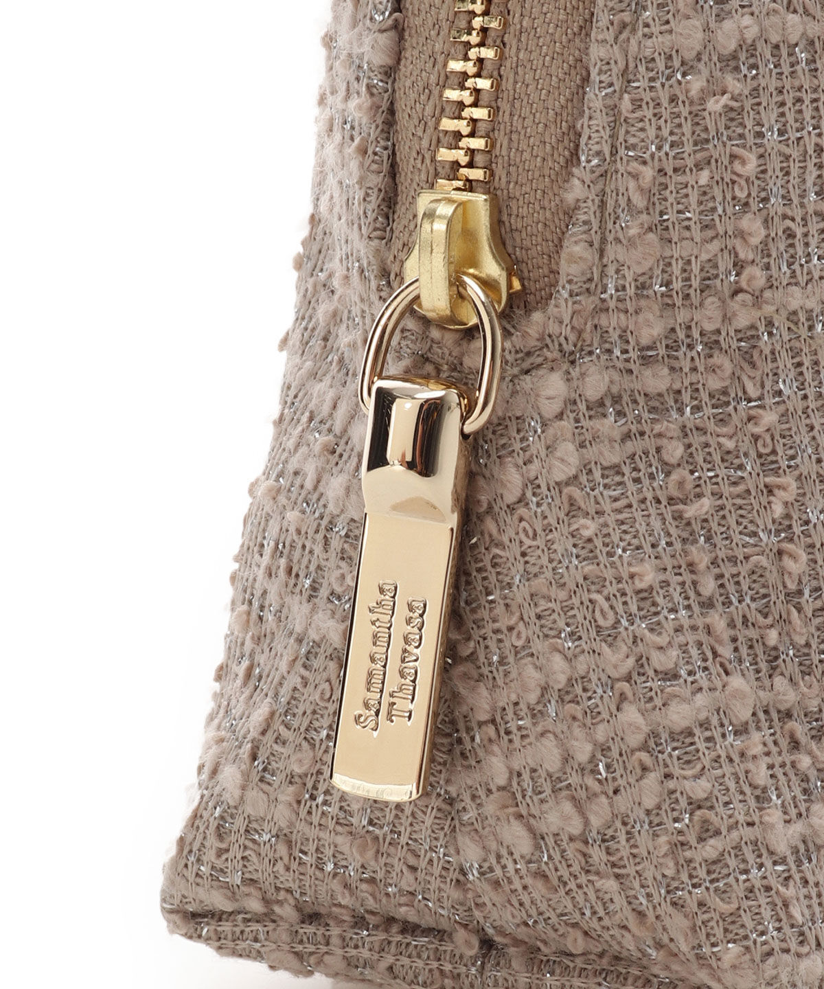 Samantha Thavasa「ループツイードデザイン エムシュシュⅢ ポーチ」|ポーチ|