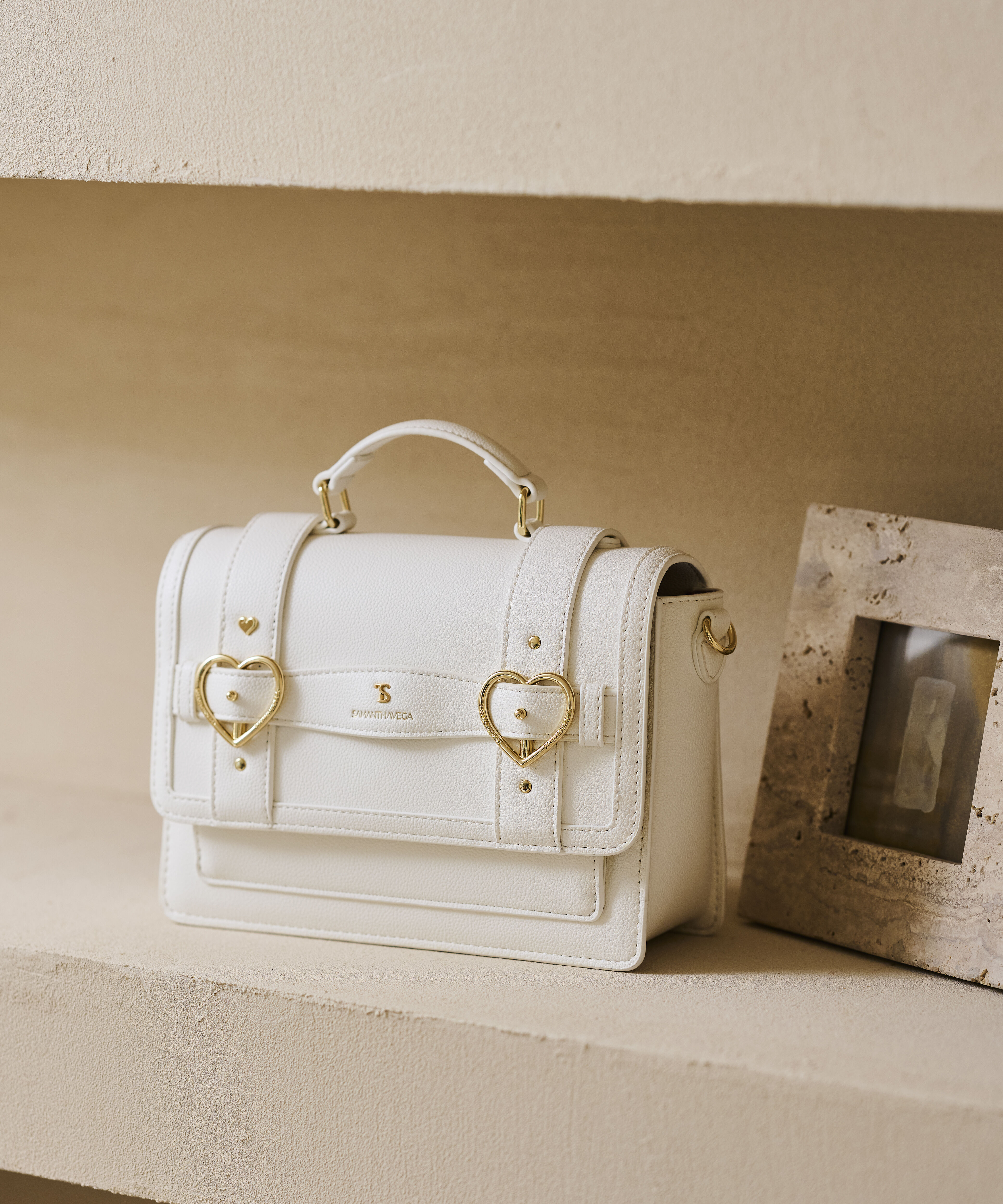 Samantha Vega「ハートベルトサッチェルショルダーバッグ」|ショルダー・メッセンジャー|