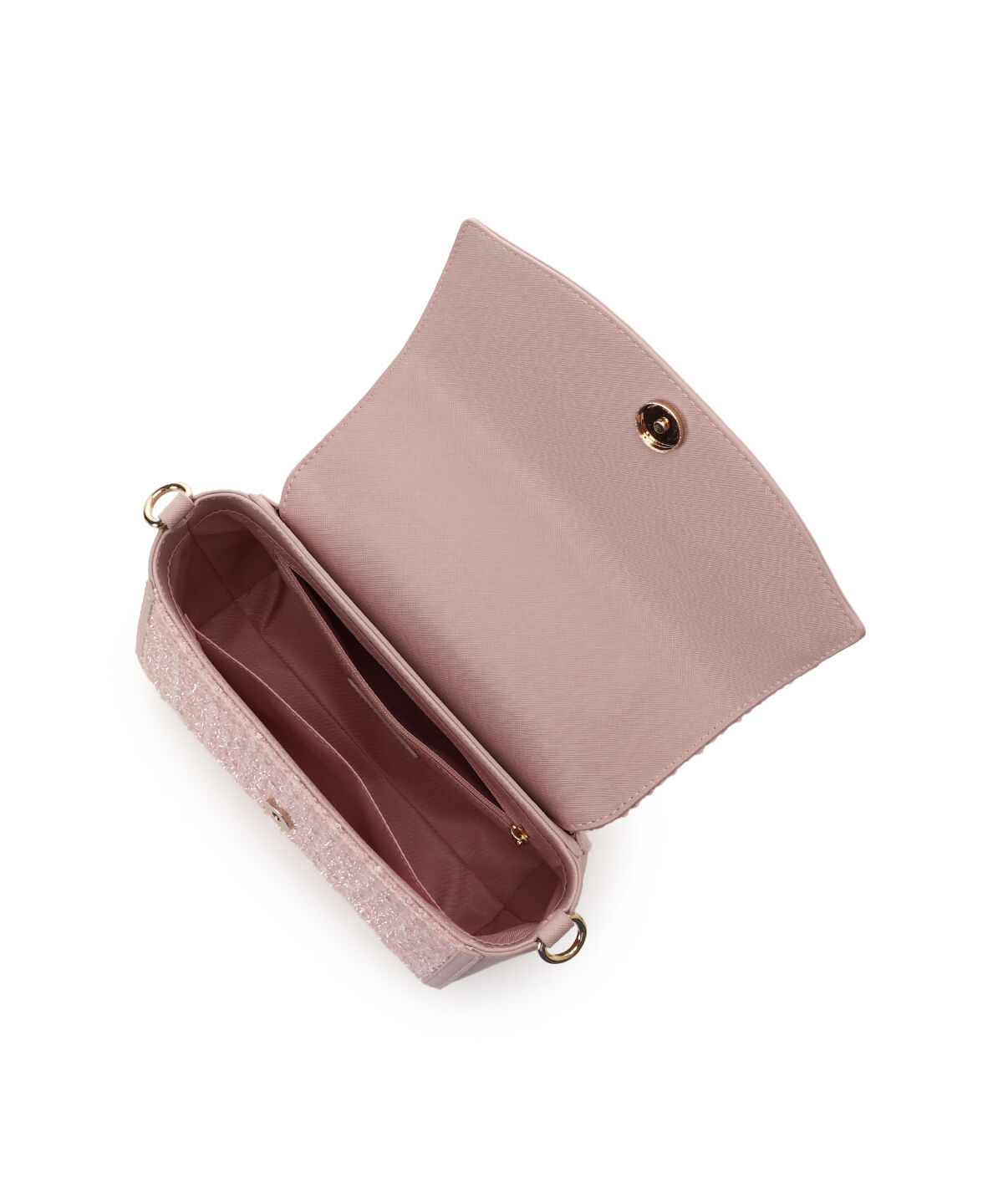 Samantha Vega「ツイードアクセントリボンショルダーバッグ」|ショルダー・メッセンジャー|