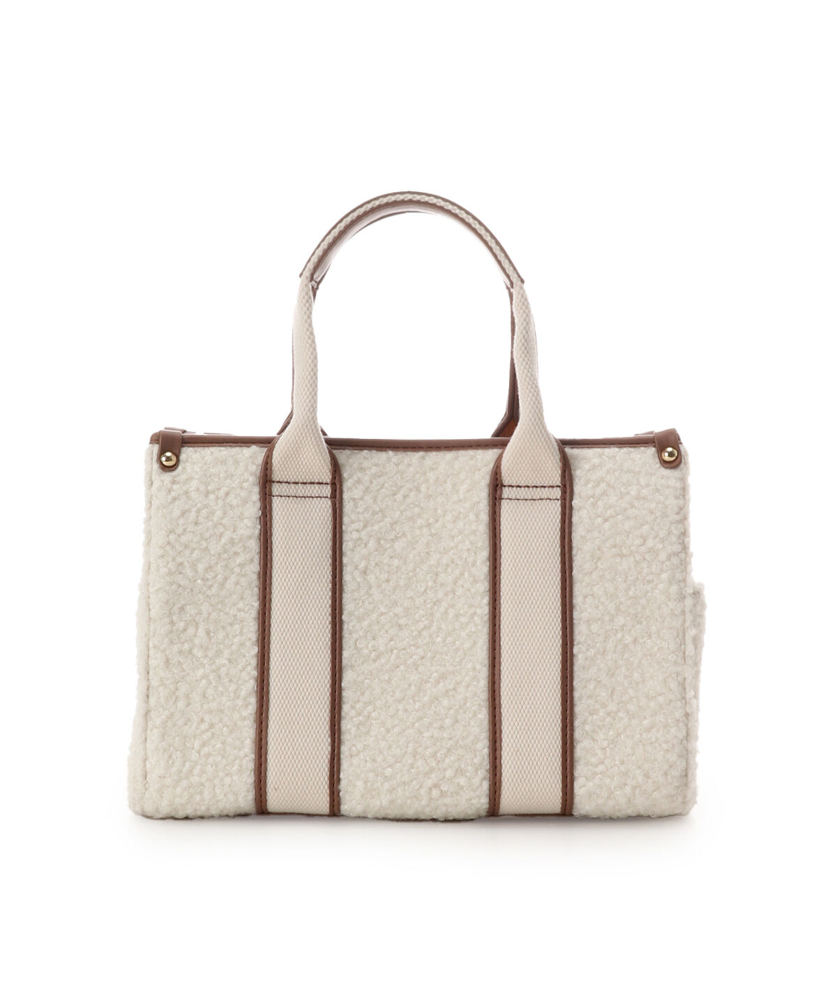 Samantha Vega「ロゴテープボアハンドバッグ（小）」|ハンドバッグ|