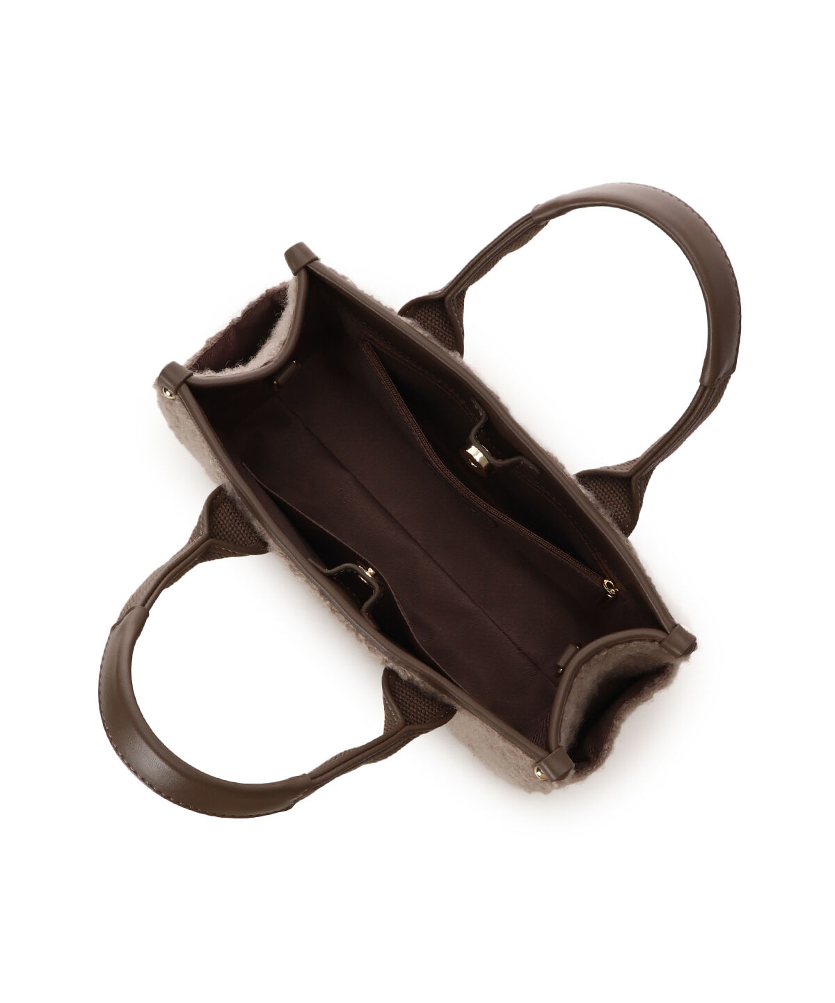 Samantha Vega「ロゴテープボアハンドバッグ（小）」|ハンドバッグ|