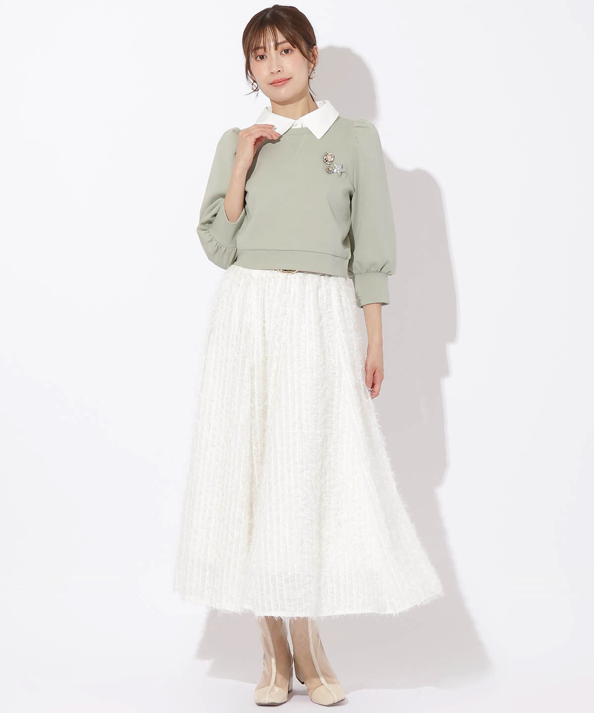 アンドクチュール「襟付きダンボールプルオーバー」|その他|