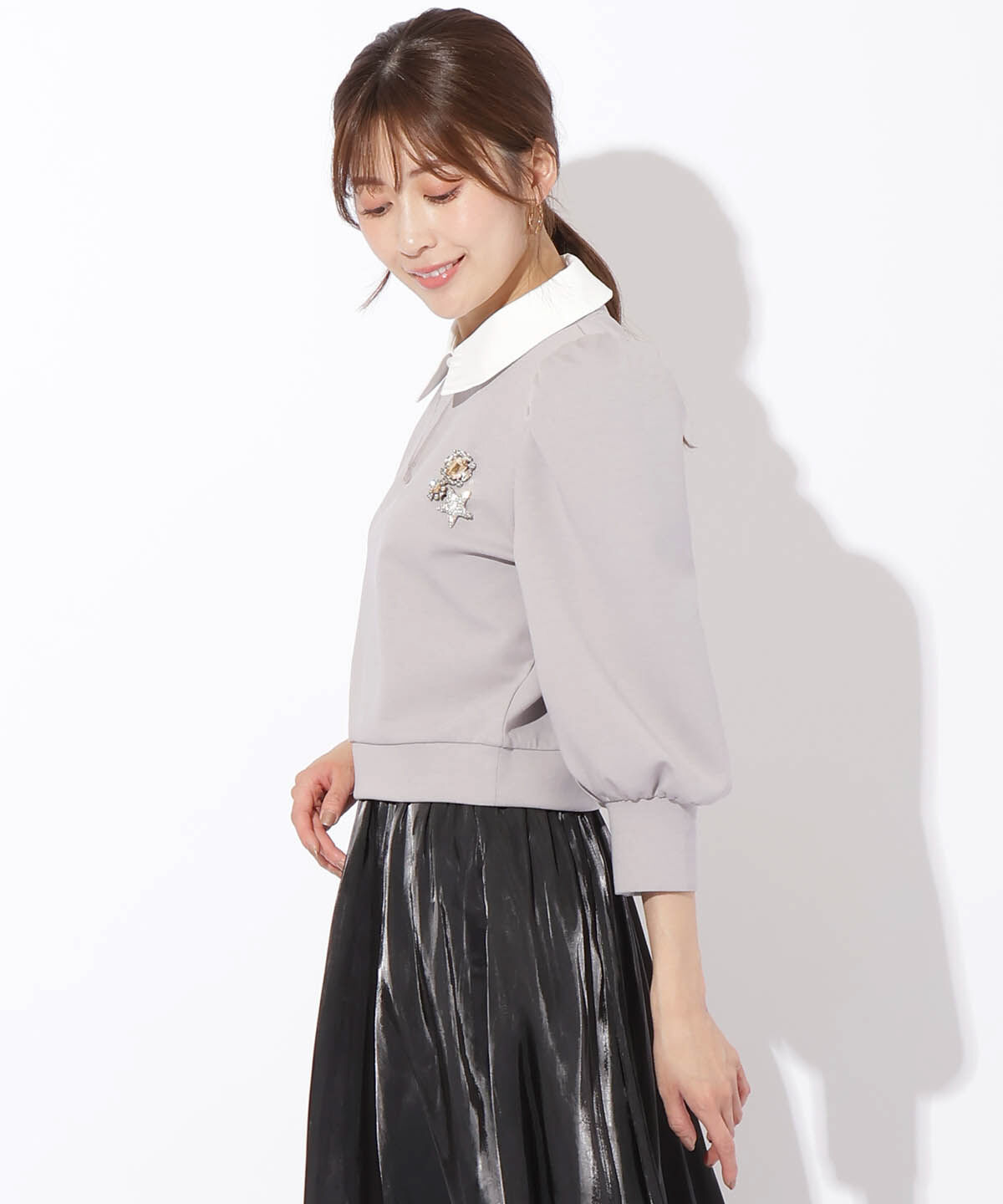 アンドクチュール「襟付きダンボールプルオーバー」|その他|