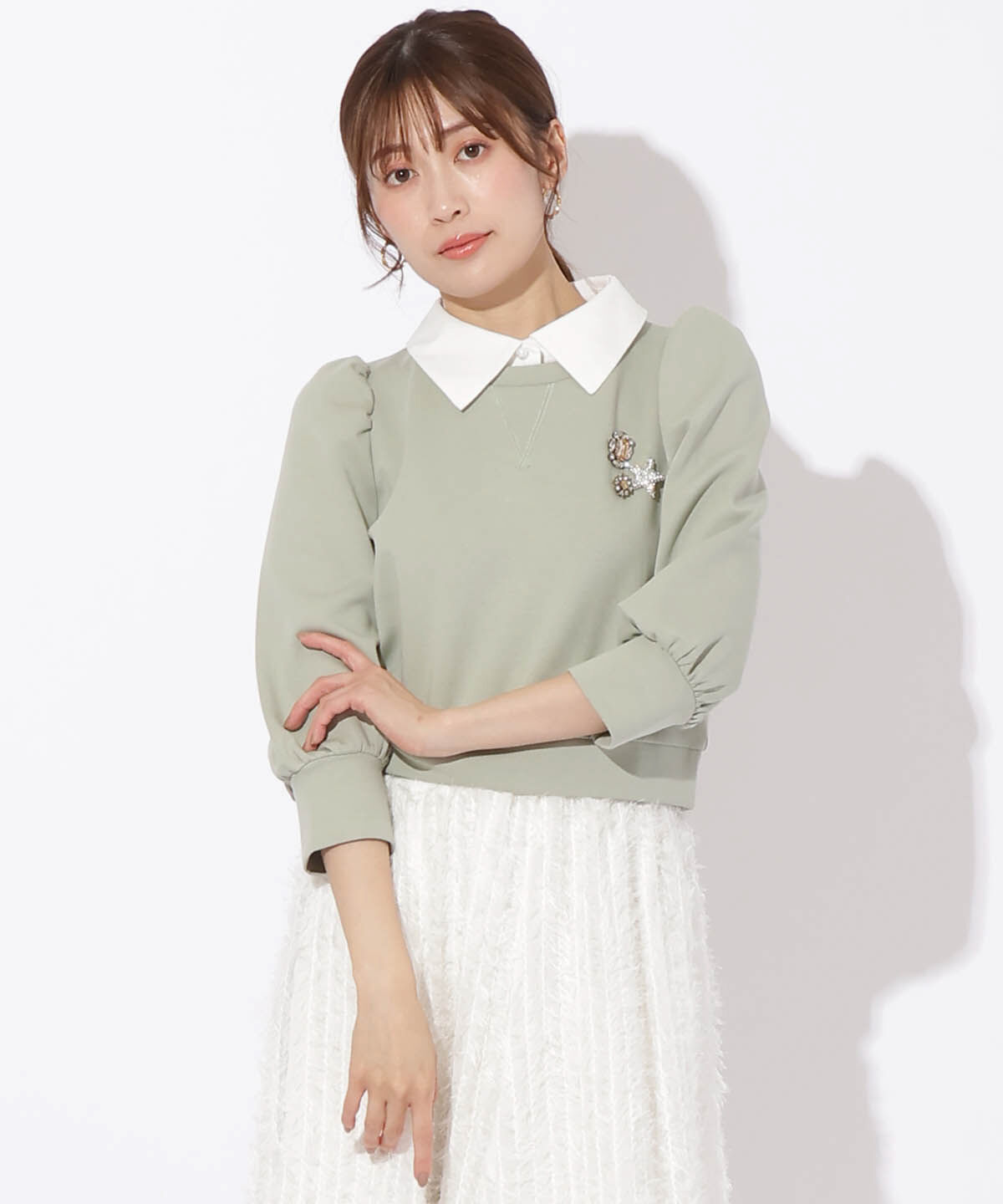 アンドクチュール「襟付きダンボールプルオーバー」|その他|