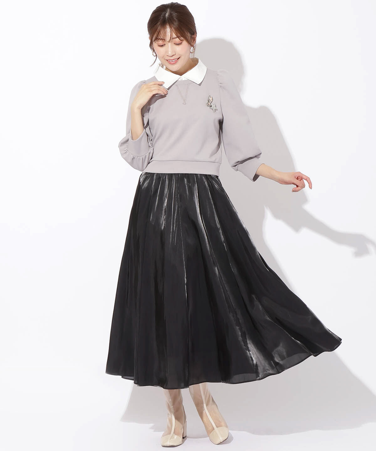 アンドクチュール「襟付きダンボールプルオーバー」|その他|