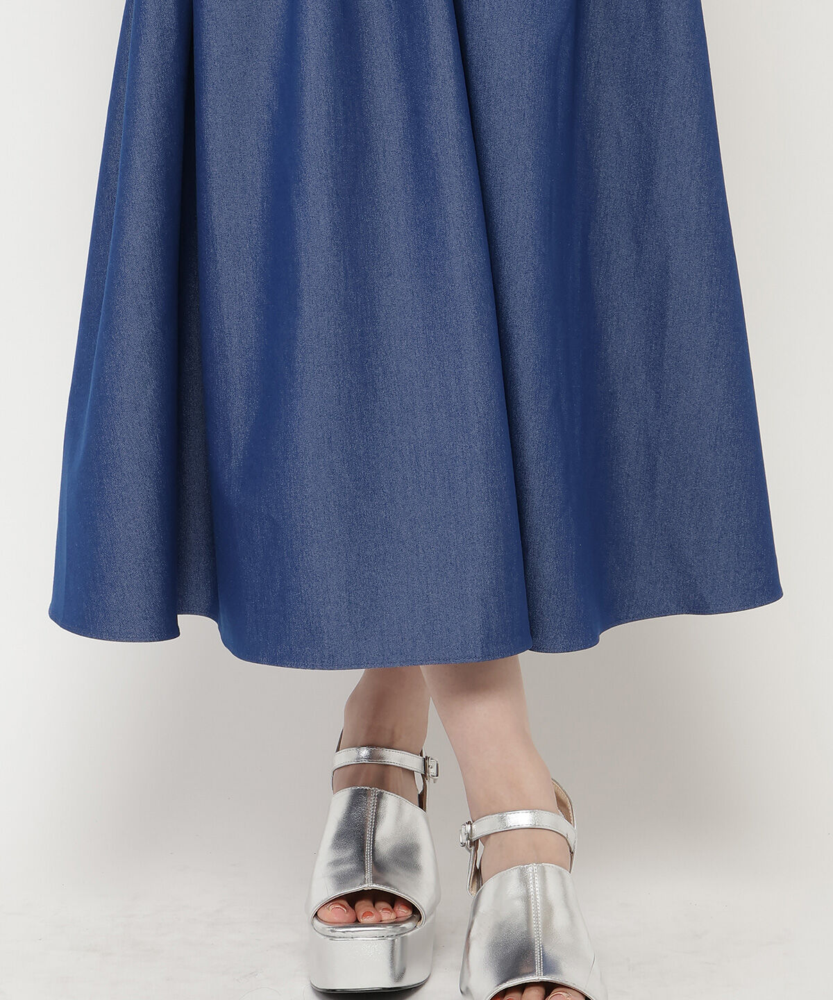 REDYAZEL「ロースイッチングフレアスカート」|フレア|