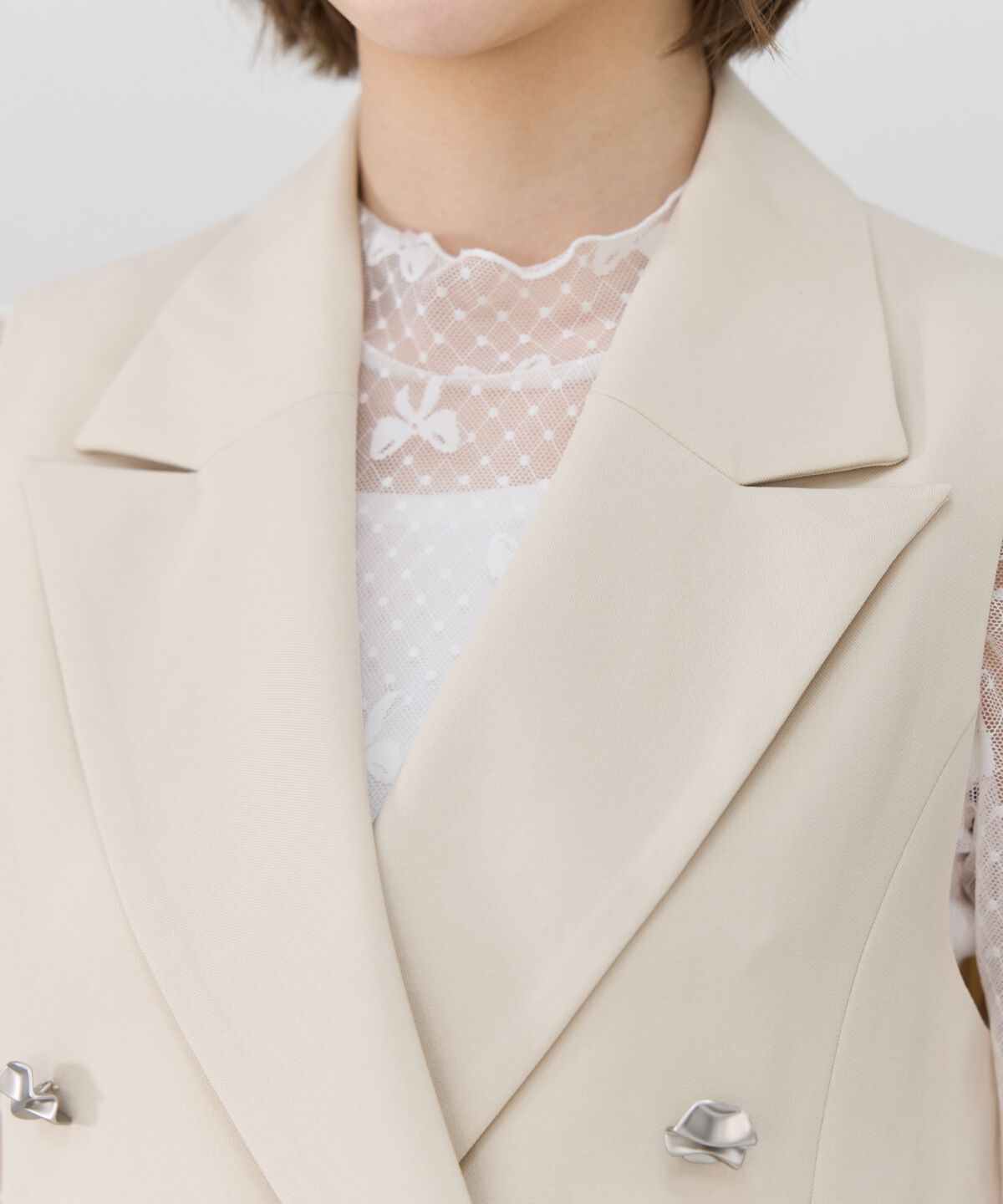 REDYAZEL「バックオープンベスト&times;フレアミニスカートセットアップ」|ワンピース|