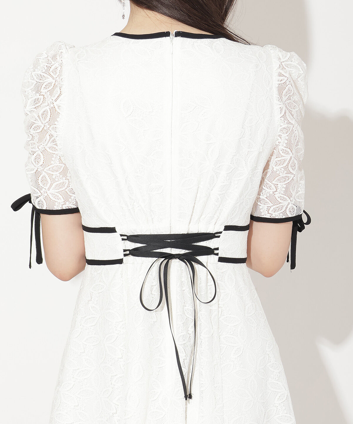 WILLSELECTION「配色レースワンピース」|ワンピース|