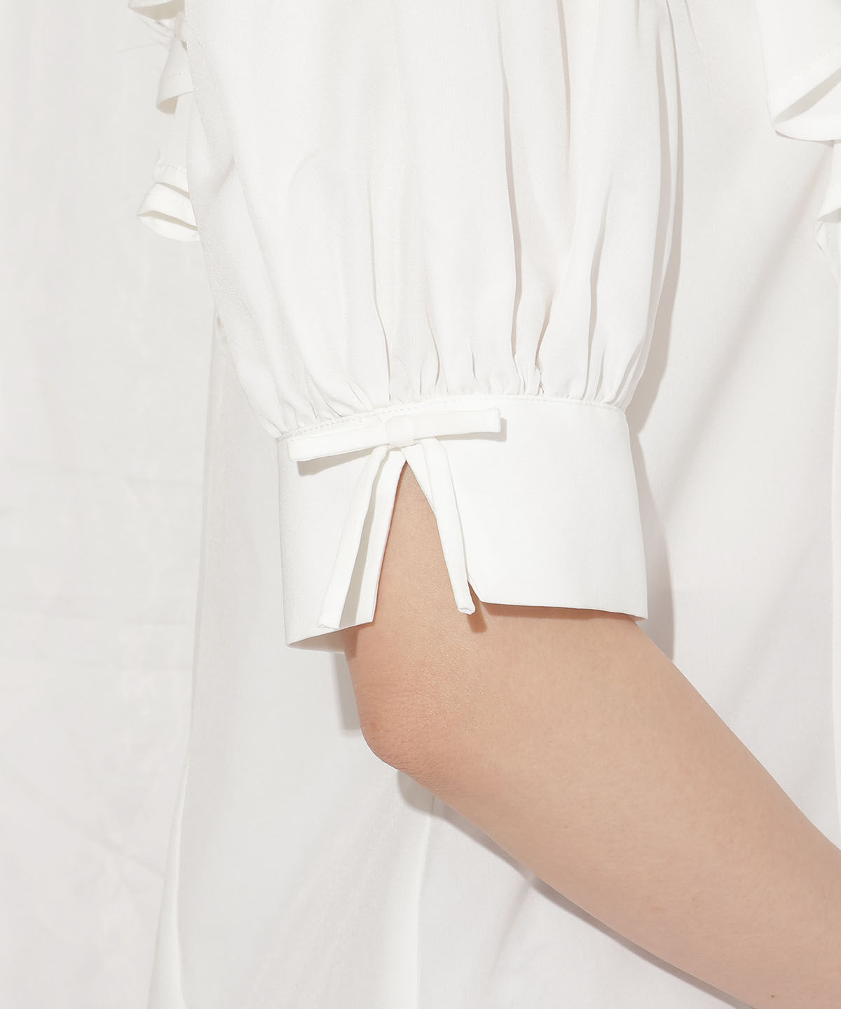 WILLSELECTION「スリーブリボンブラウス」|シャツ・ブラウス|