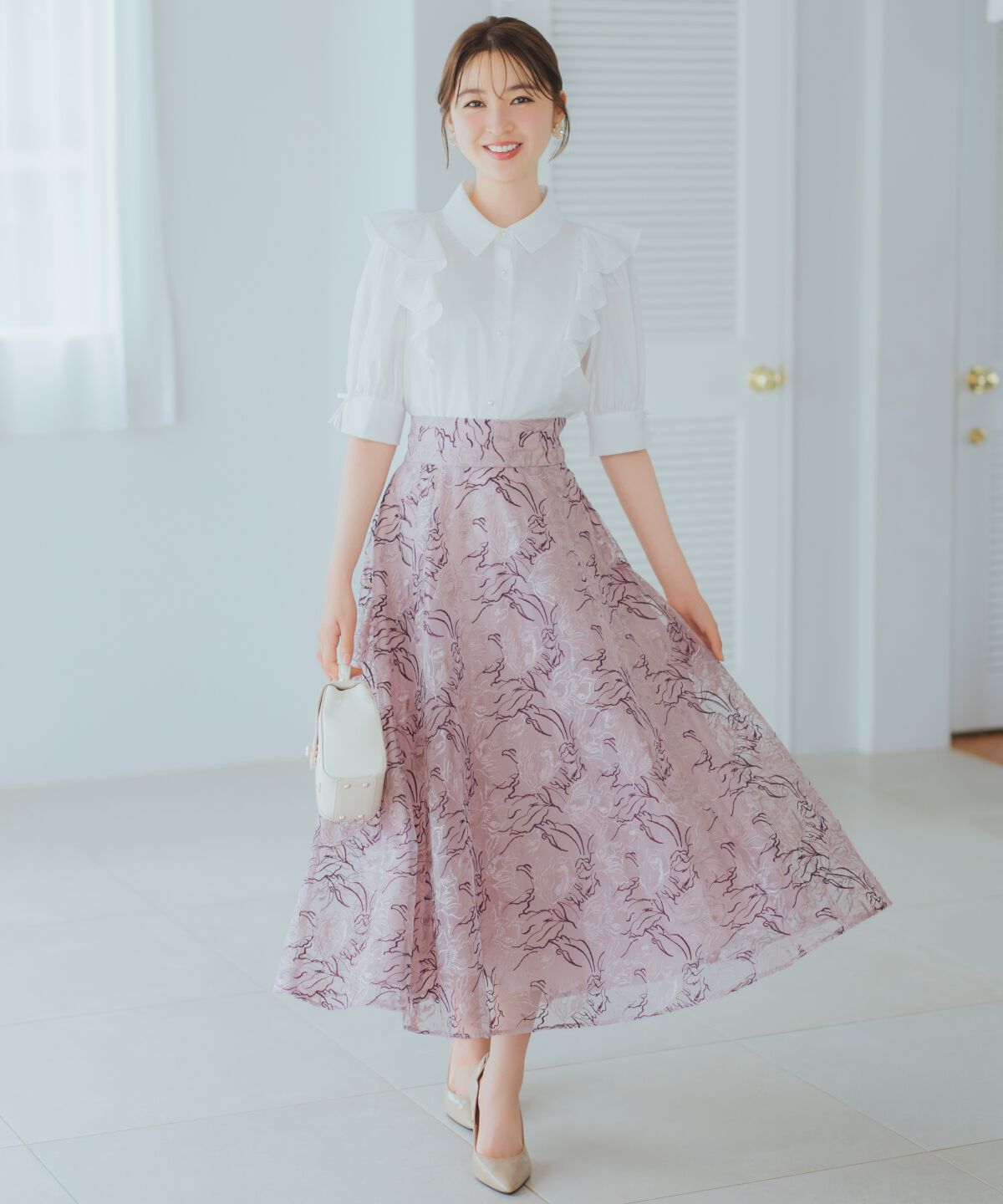 WILLSELECTION「スリーブリボンブラウス」|シャツ・ブラウス|