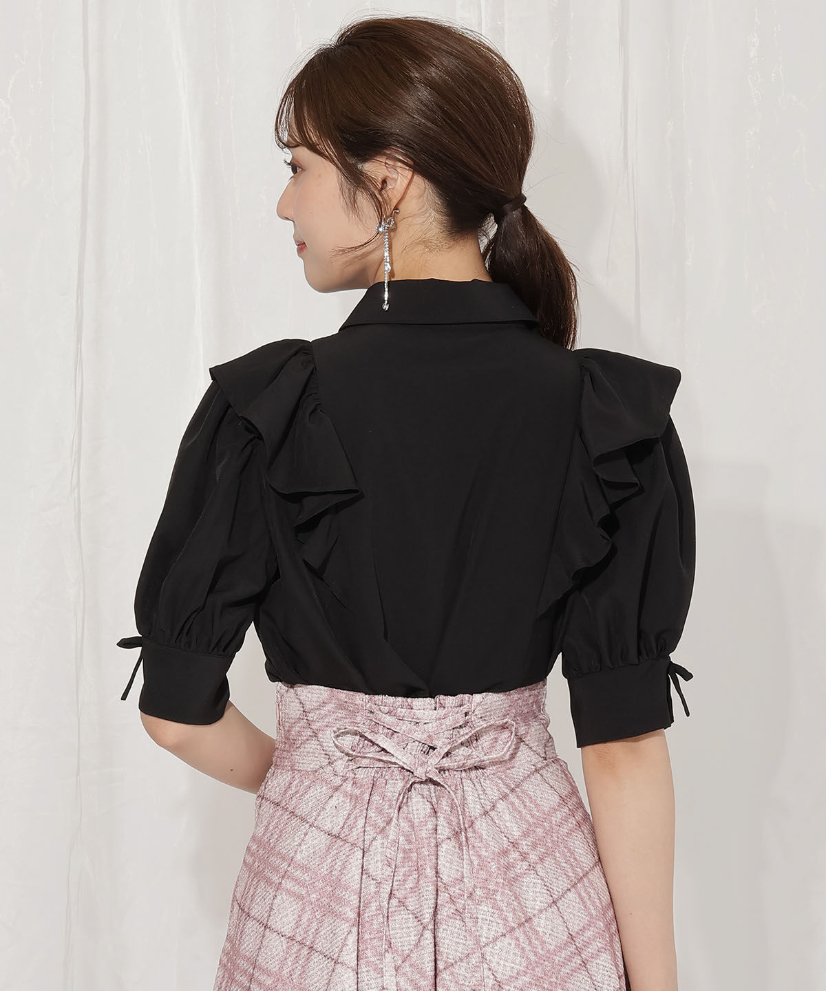 WILLSELECTION「スリーブリボンブラウス」|シャツ・ブラウス|