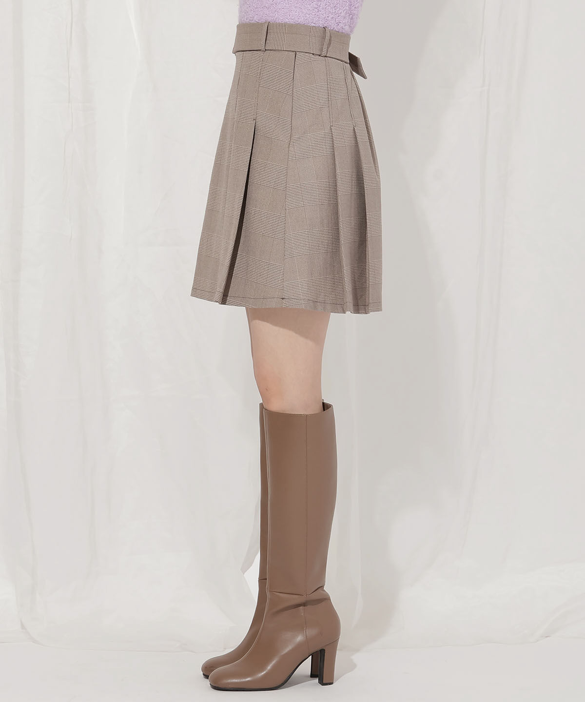 WILLSELECTION「タックプリーツミニスカート」|スカート|