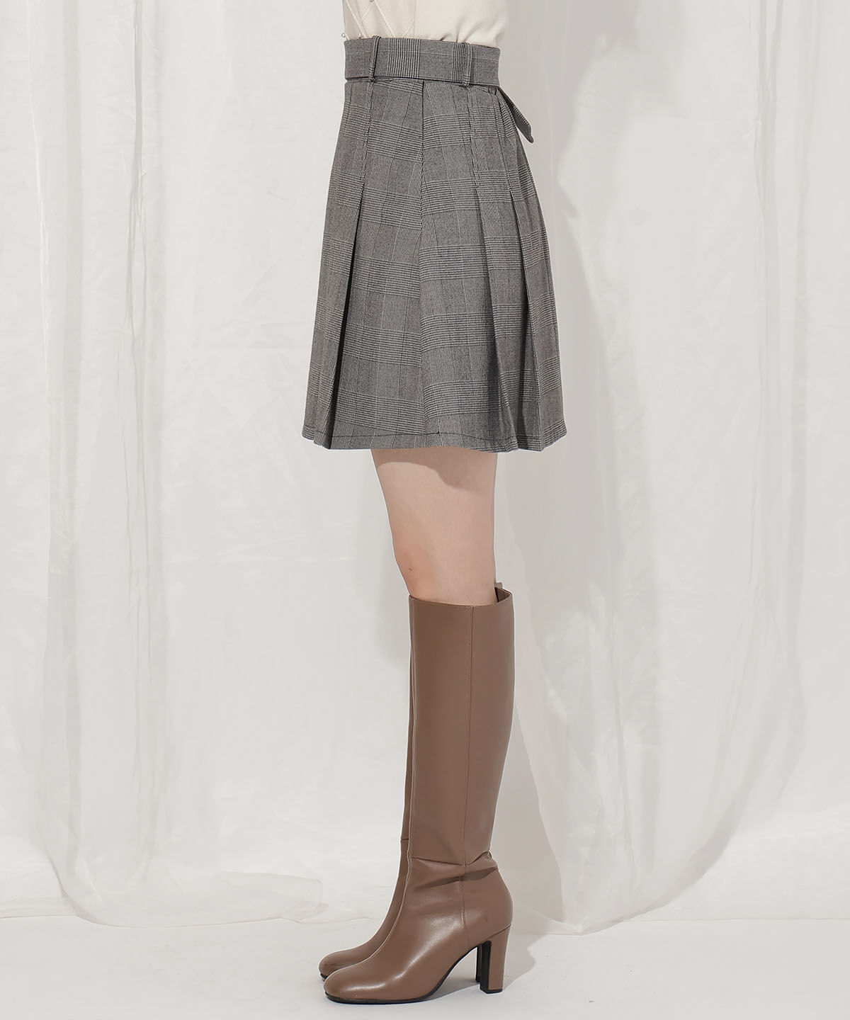 WILLSELECTION「タックプリーツミニスカート」|スカート|