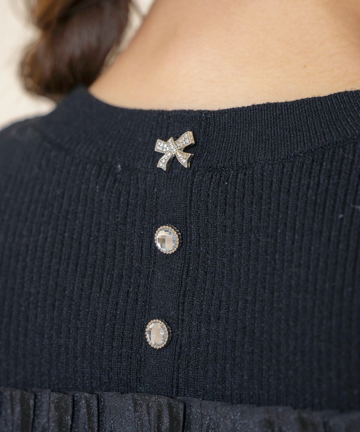 WILLSELECTION「シアーフリルニット」|ニット・セーター|