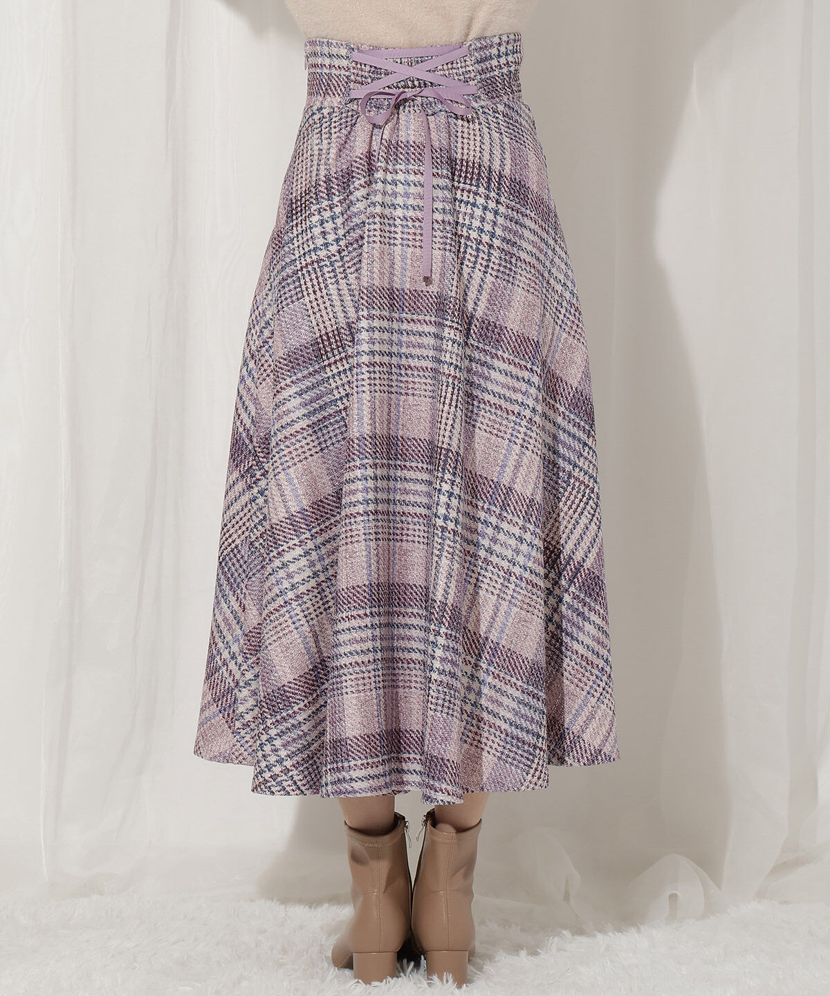 WILLSELECTION「ラメツイードフレアスカート」|フレア|
