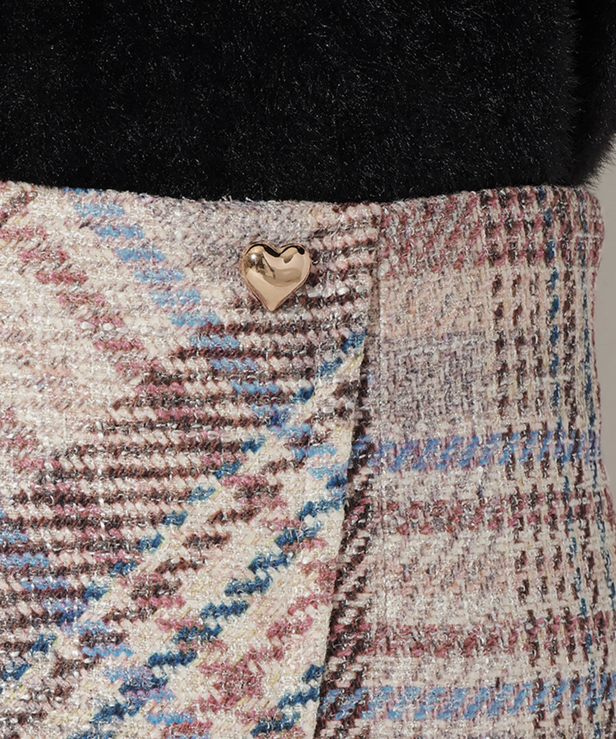 WILLSELECTION「ラメツイードミニスカート」|台形|