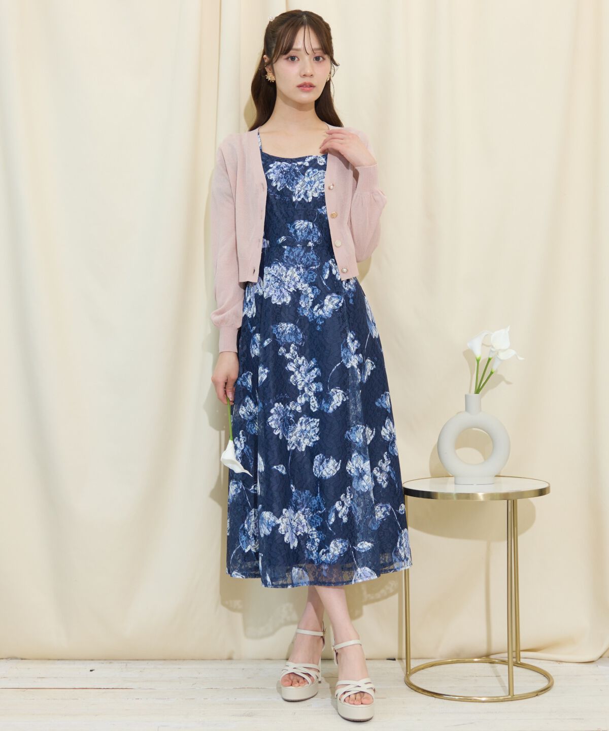 WILLSELECTION「アソートボタンシアーカーディガン」|カーディガン|