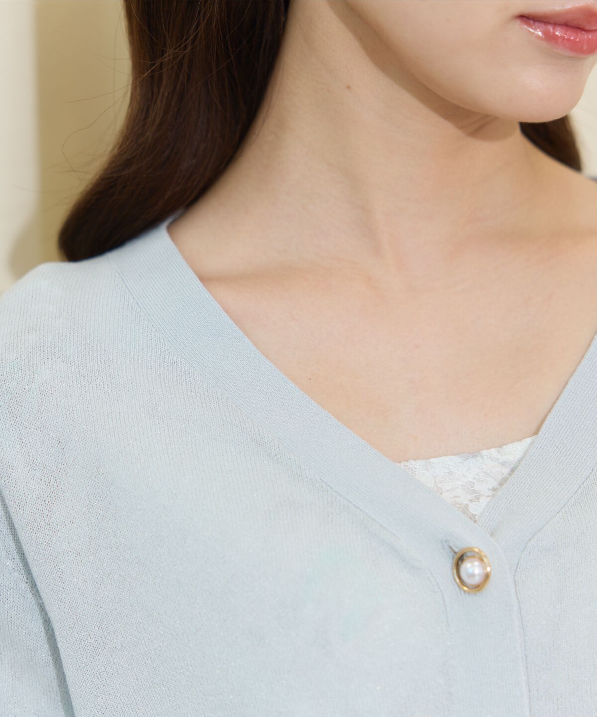 WILLSELECTION「アソートボタンシアーカーディガン」|カーディガン|