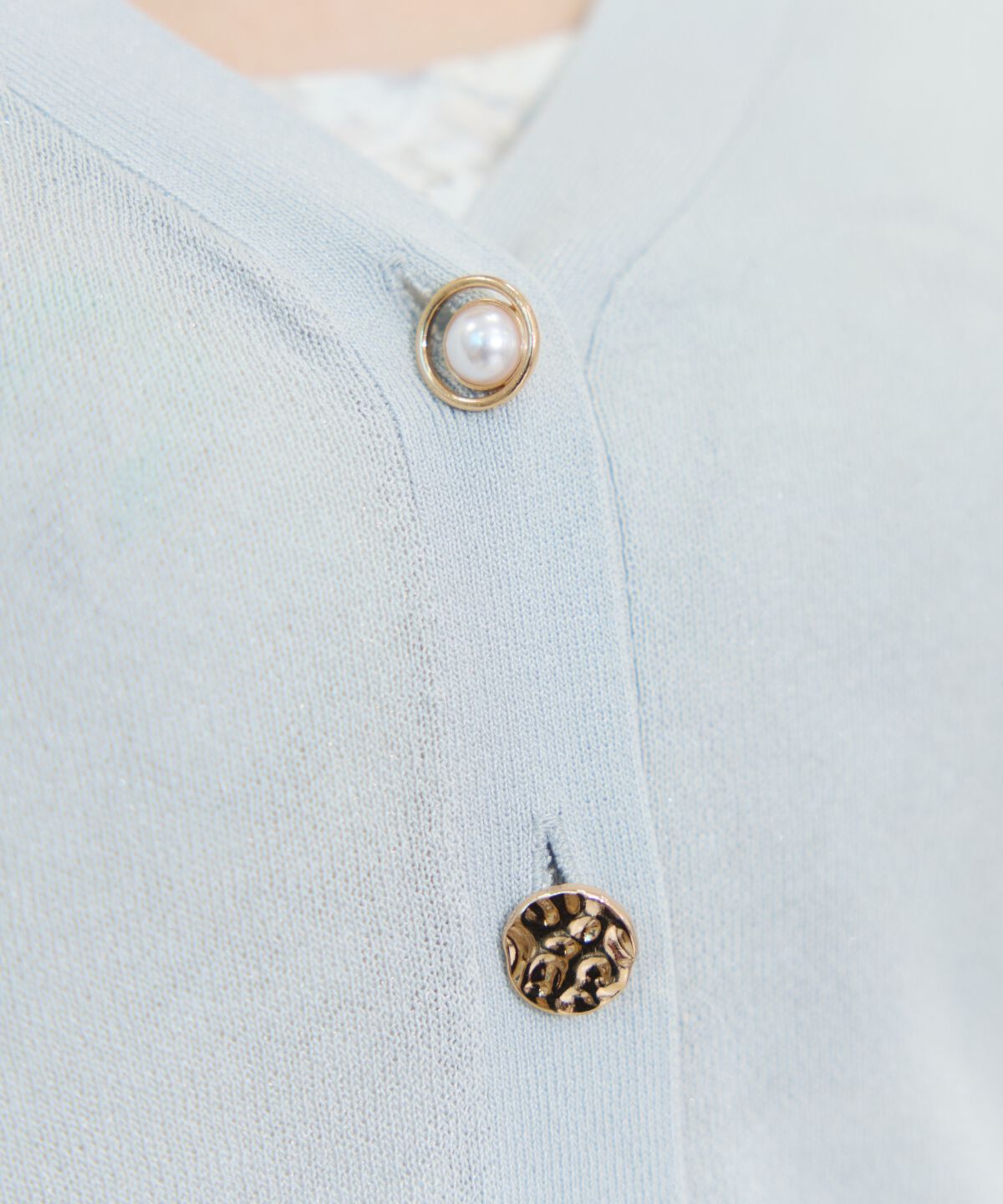 WILLSELECTION「アソートボタンシアーカーディガン」|カーディガン|