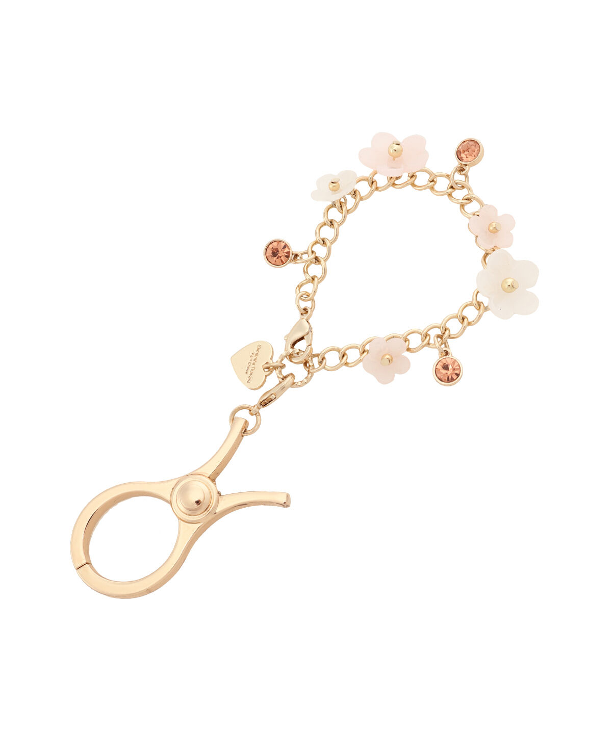 Samantha Thavasa Petit Choice「フラワーグローブホルダー バッグチャーム」|チャーム・キーホルダー|ピンク