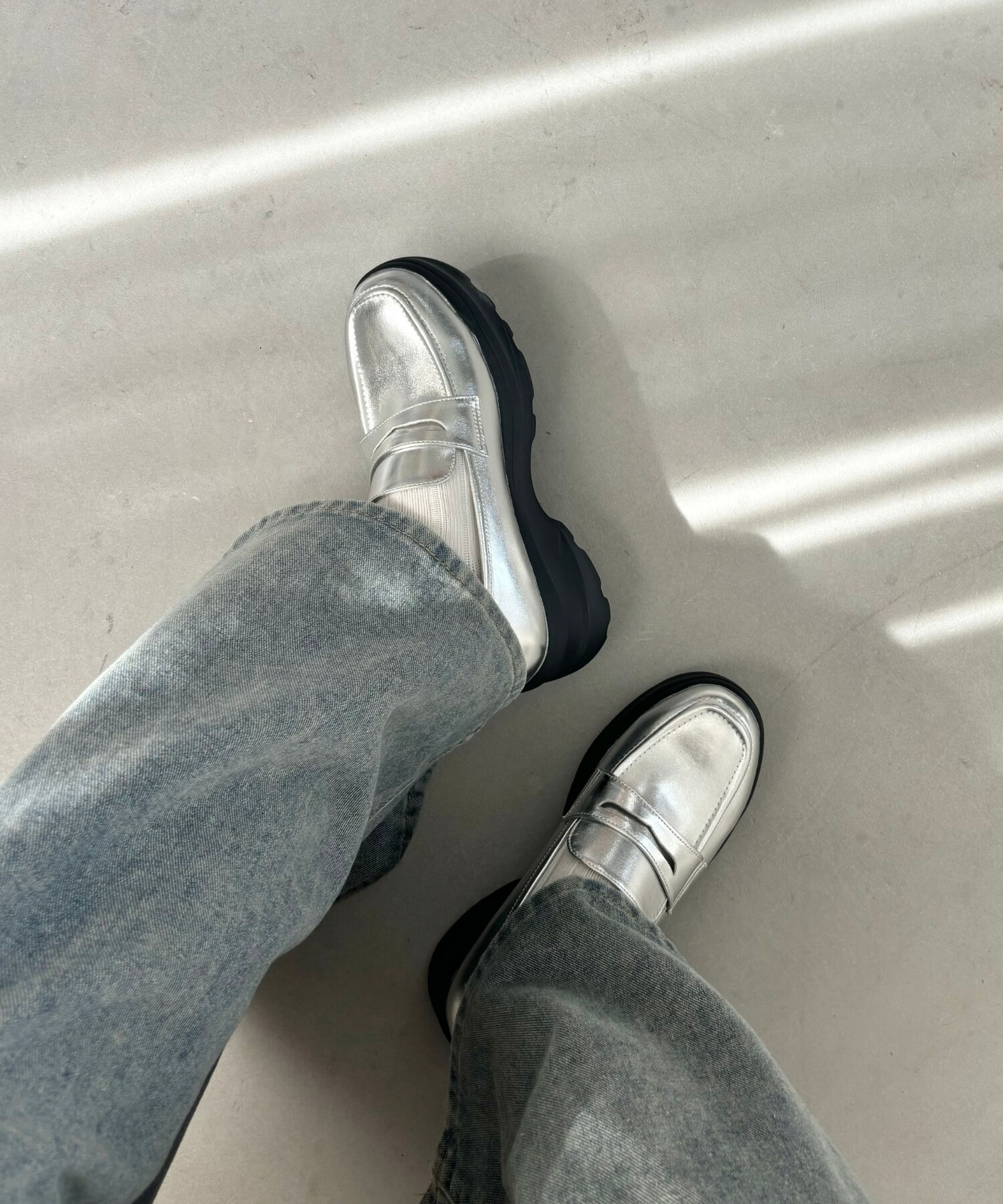 ORiental TRaffic「スニーカーソール ローファー /41316 厚底」|スニーカー|