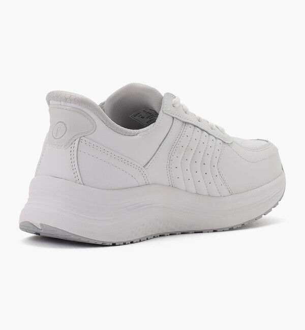 Orthofeet「【オーソフィート】ローム ワイド/ホワイト ナチュラルレザー/シューズ レディース」|スニーカー|