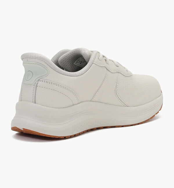 Orthofeet「【オーソフィート】ストライド ワイド/エクリュ ナチュラルレザー/シューズ レディース」|スニーカー|