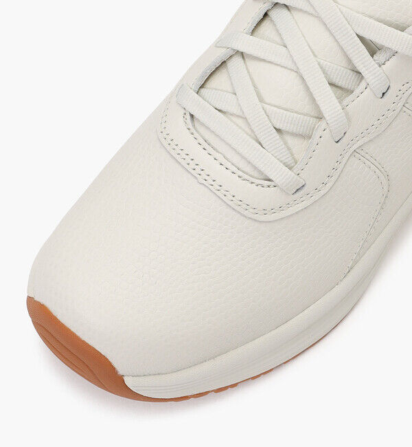 Orthofeet「【オーソフィート】ストライド ワイド/エクリュ ナチュラルレザー/シューズ レディース」|スニーカー|