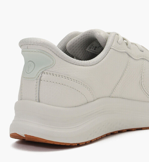 Orthofeet「【オーソフィート】ストライド ワイド/エクリュ ナチュラルレザー/シューズ レディース」|スニーカー|