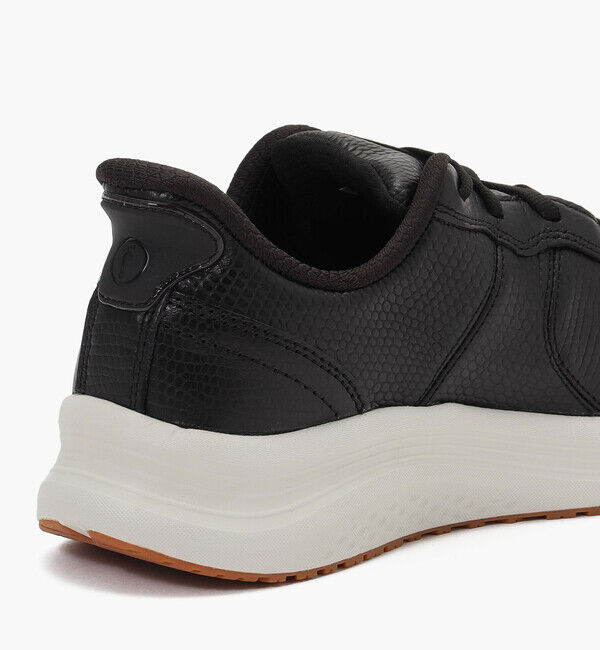 Orthofeet「【オーソフィート】ストライド ワイド/ブラック ナチュラルレザー/シューズ レディース」|スニーカー|