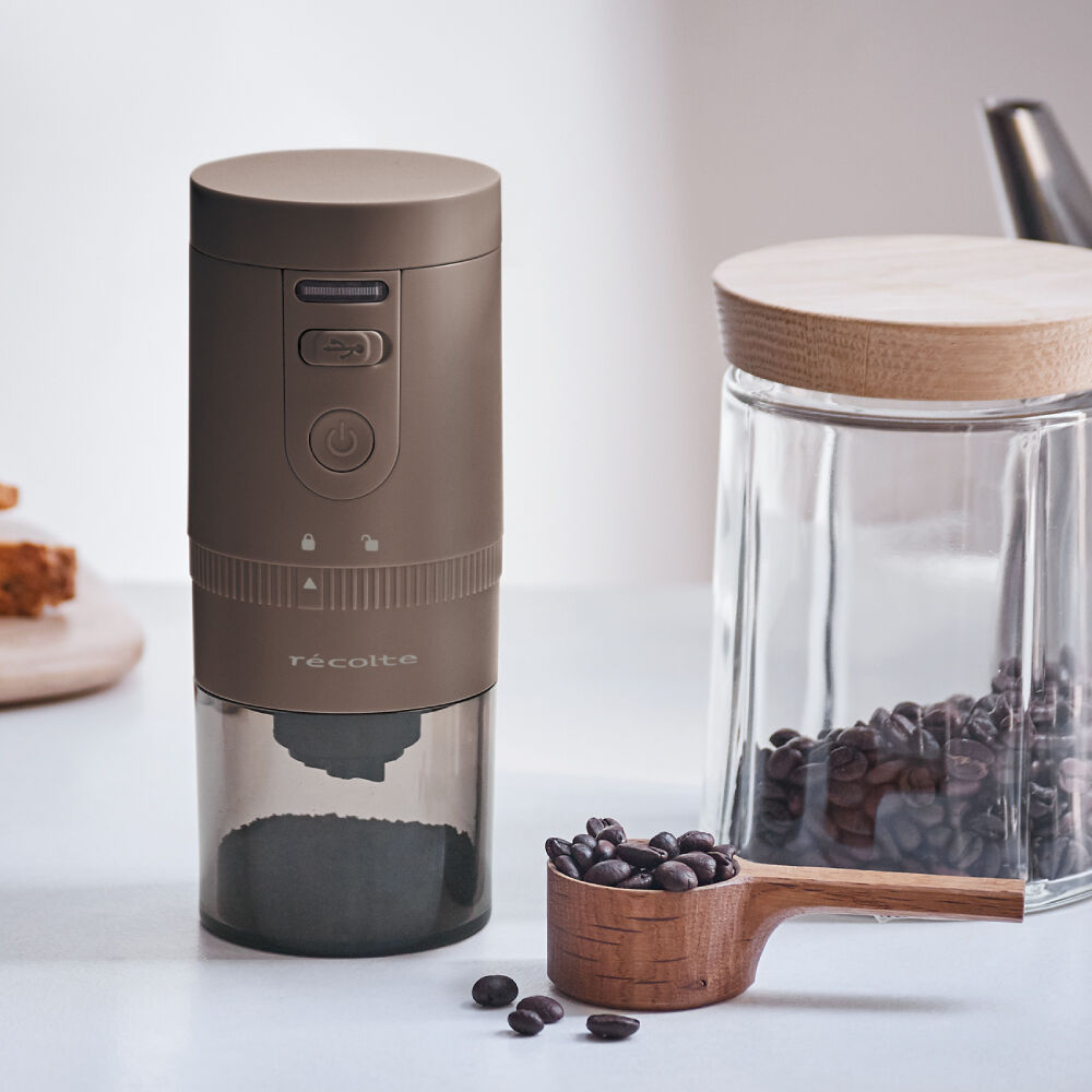 recolte「レコルトコードレス コーヒーグラインダー RCM-3」|電化製品|モカブラウン