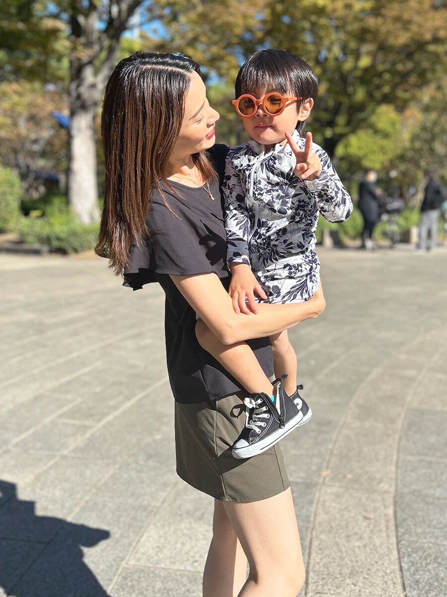 ALBOVE「UVカット無地Tシャツブラ水着/トップス」|ビキニ|