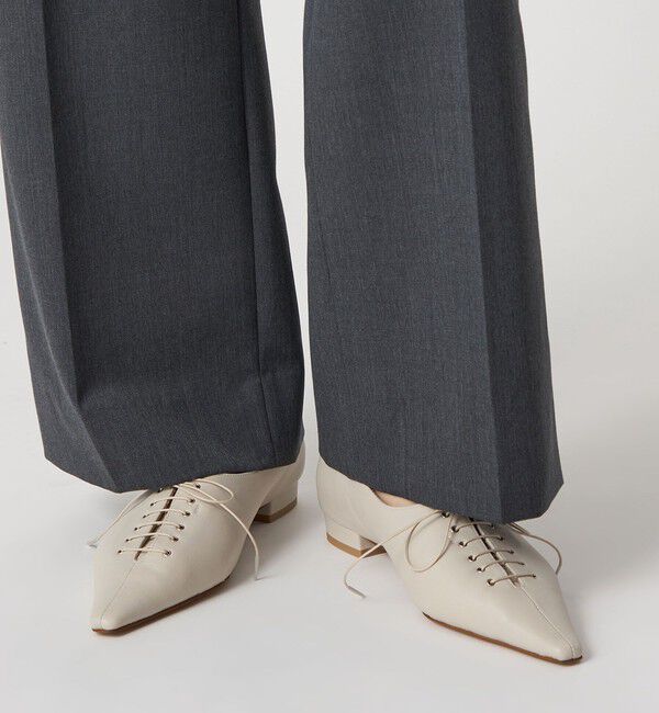 ODETTE E ODILE「ナローレースアップ フラット20&uarr;」|パンプス|