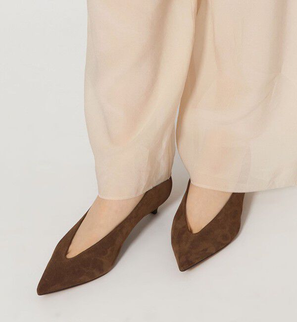 ODETTE E ODILE「シャローVポインテッド パンプス35&uarr;」|パンプス|
