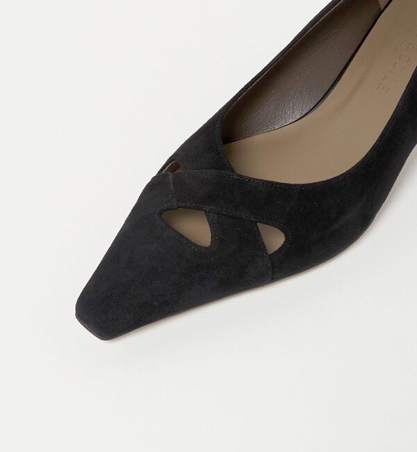 ODETTE E ODILE「ナロースクエアクロス パンプス40&darr;&uarr;」|パンプス|