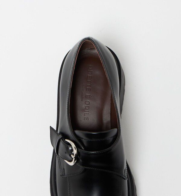 ODETTE E ODILE「モンクストラップボリュームソールフラット55&uarr;」|ローファー|