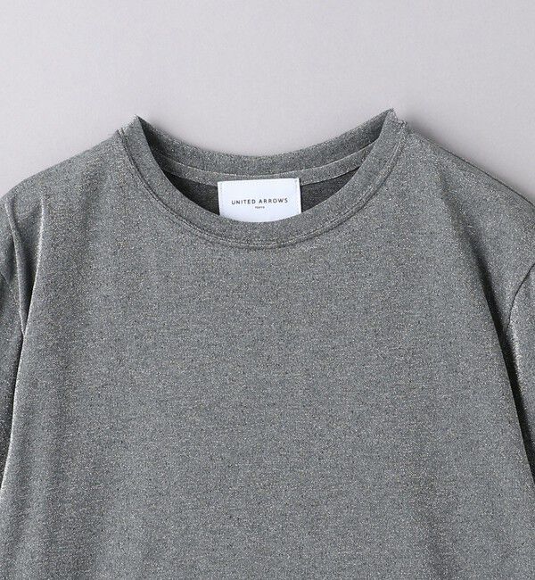UNITED ARROWS「ラメ ロングスリーブ カットソー」|Tシャツ・カットソー|