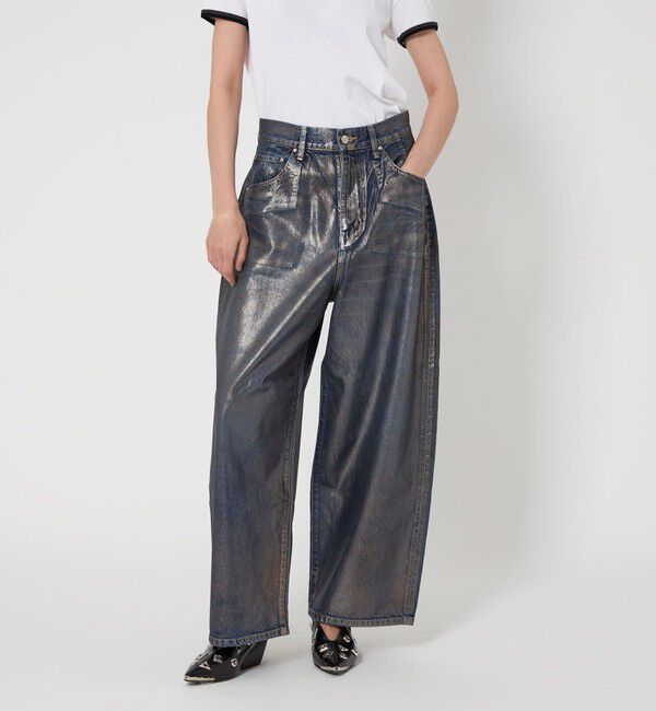 ASTRAET「＜ASTRAET＞コーティング BIG バルーンデニムパンツ UNISEX 」|デニム|