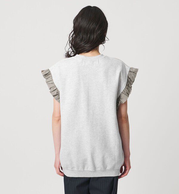 UNITED ARROWS「＜dahl&rsquo;ia＞フリルスリーブ スウェット」|Tシャツ・カットソー|