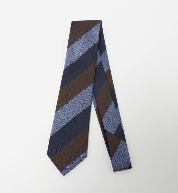 UNITED ARROWS「＜ERRICO FORMICOLA＞カラー レジメンタル ネクタイ 3」|ネクタイ・蝶ネクタイ|NAVY