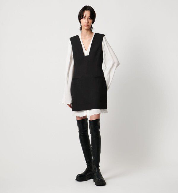 AEWEN MATOPH「＜AEWEN MATOPH＞フレアVネックシャツワンピース」|ワンピース|