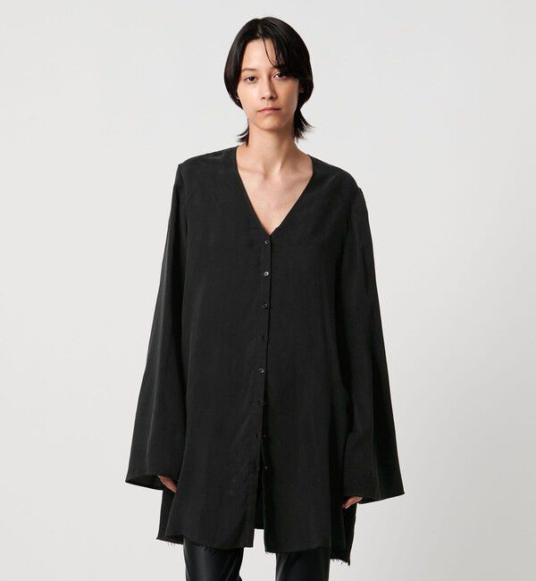 AEWEN MATOPH「＜AEWEN MATOPH＞フレアVネックシャツワンピース」|ワンピース|