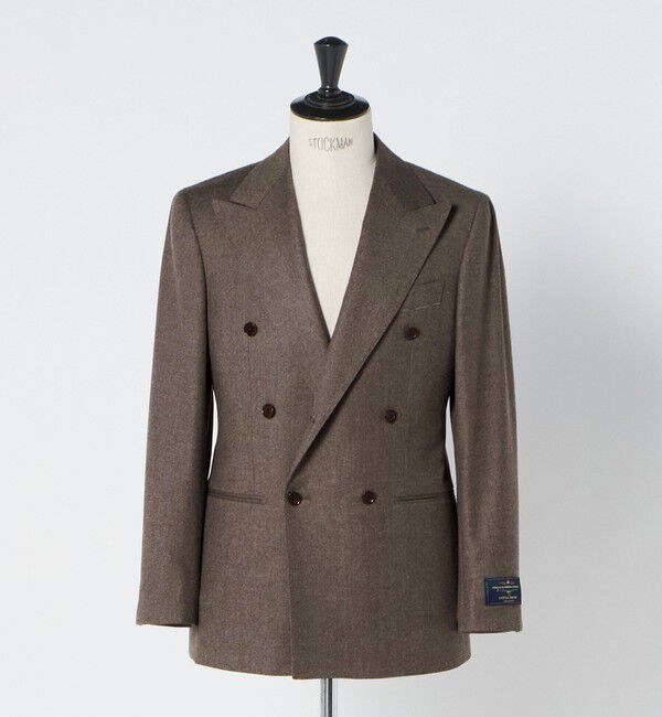 UNITED ARROWS「Vitale Barberis Canonico ライトフランネル ダブル6ボタン スーツ MC‐MODEL はっ水」|スーツ|