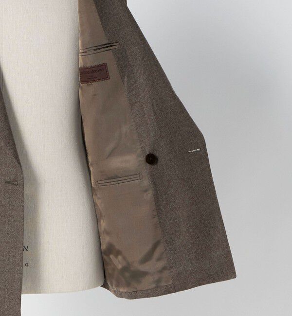 UNITED ARROWS「Vitale Barberis Canonico ライトフランネル ダブル6ボタン スーツ MC‐MODEL はっ水」|スーツ|