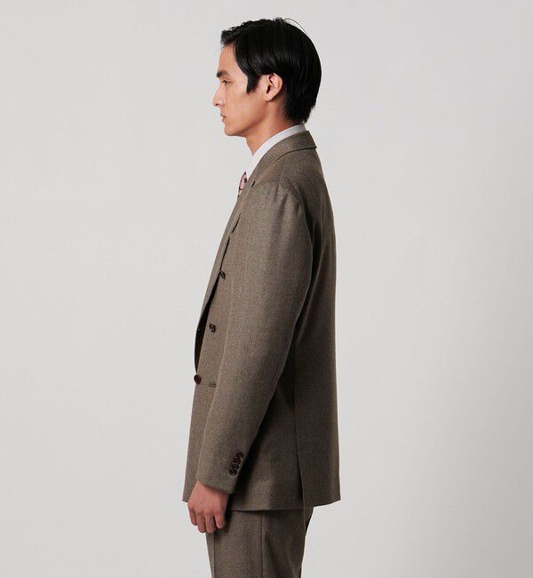 UNITED ARROWS「Vitale Barberis Canonico ライトフランネル ダブル6ボタン スーツ MC‐MODEL はっ水」|スーツ|