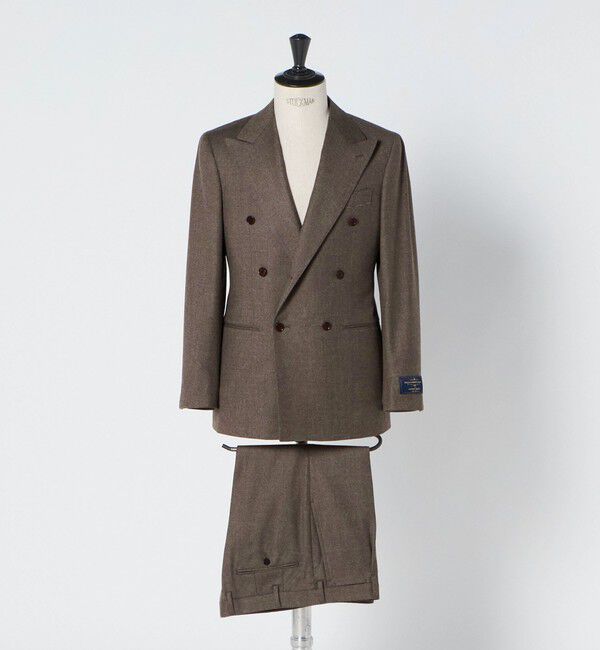 UNITED ARROWS「Vitale Barberis Canonico ライトフランネル ダブル6ボタン スーツ MC‐MODEL はっ水」|スーツ|