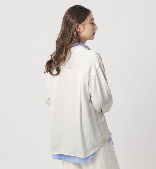 UNITED ARROWS「オープンカラー シャツ ジャケット」|シャツ・ブラウス|