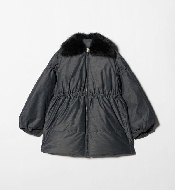 UNITED ARROWS「ペプラム ミドル ダウンコート」|ダウン|