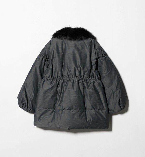 UNITED ARROWS「ペプラム ミドル ダウンコート」|ダウン|